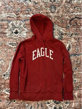 American Eagle Men's Red Hoody